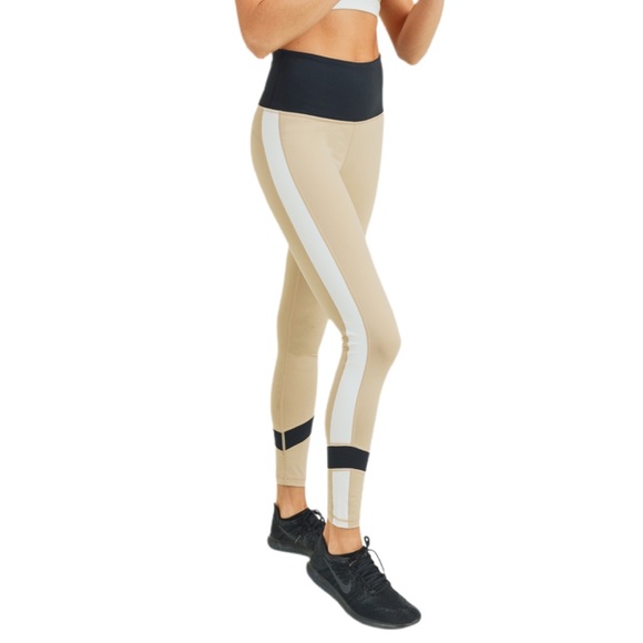 NWT Mono B Tricolor Leggings - Picture 3 of 9